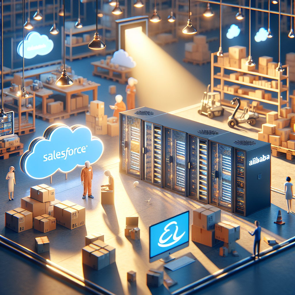 Destacados de Salesforce en CIIE: AI y CRM para el Éxito Empresarial - Marketplace Insights - Imagen generada por IA