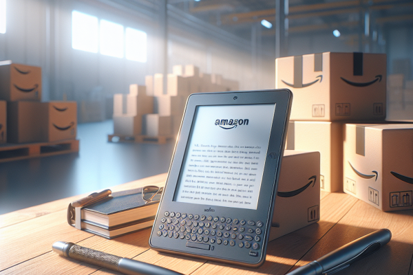 Amazon Presenta el Nuevo Kindle Scribe: Innovación y Productividad - Marketplace Insights - Imagen generada por IA