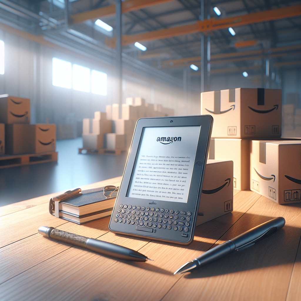Amazon Presenta el Nuevo Kindle Scribe: Innovación y Productividad - Marketplace Insights - Imagen generada por IA
