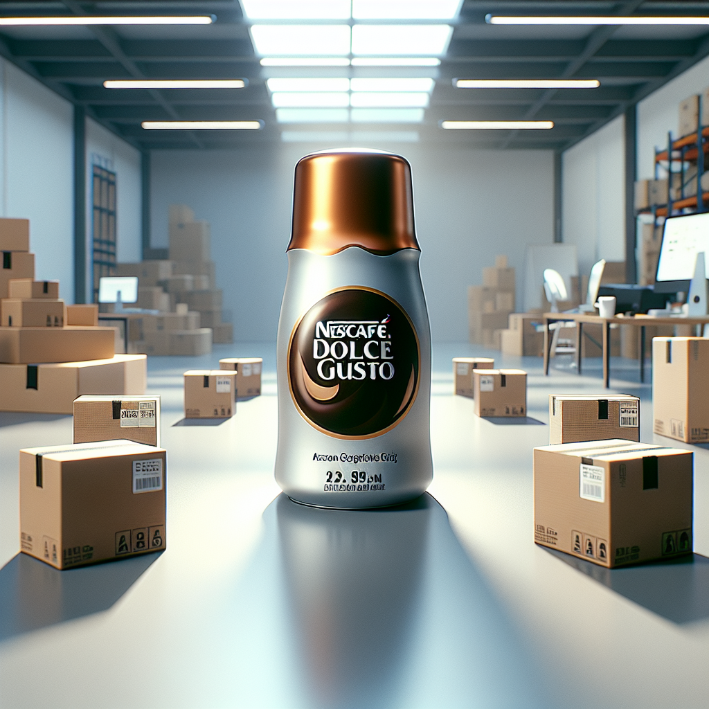 Nescafé Dolce Gusto Aumenta Ventas con Estrategia de Amazon Ads - Marketplace Insights - Imagen generada por IA