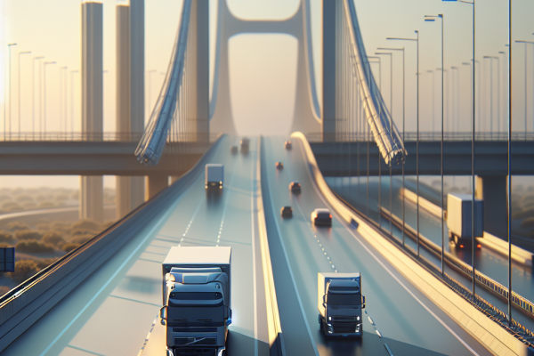 Comienzan Restricciones a Camiones por el Puente de la Inmaculada - Marketplace Insights - Imagen generada por IA
