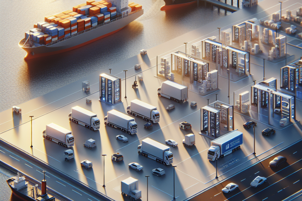 TEMU Despliega Modelo Y2 de Logística Híbrida en Europa para Vendedores - Marketplace Insights - Imagen generada por IA