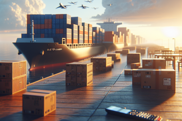 Vende a Canadá desde EEUU: Planifica Impuestos y Logística Efectiva - Marketplace Insights - Imagen generada por IA