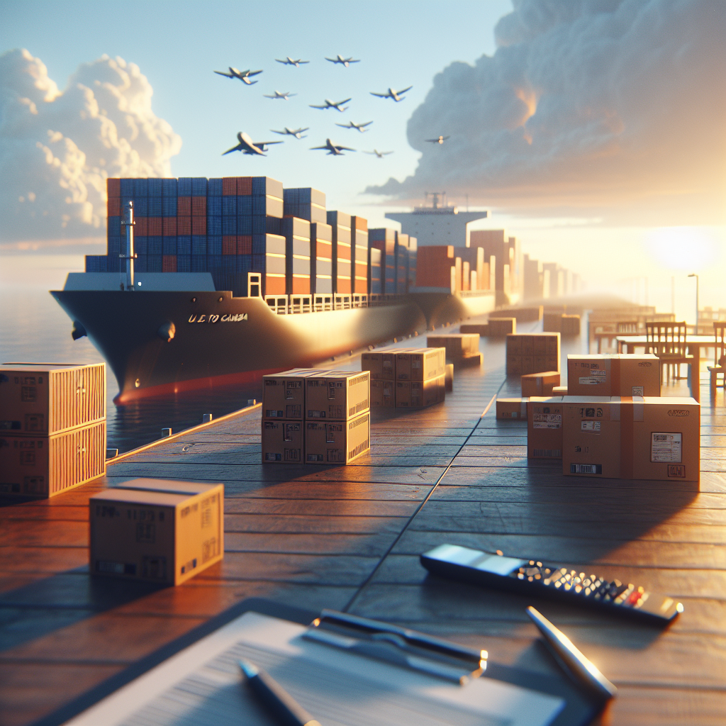 Vende a Canadá desde EEUU: Planifica Impuestos y Logística Efectiva - Marketplace Insights - Imagen generada por IA