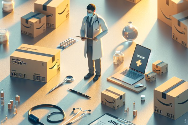 Vende Suministros Médicos en Amazon: Desafíos y Estrategias Clave - Marketplace Insights - Imagen generada por IA