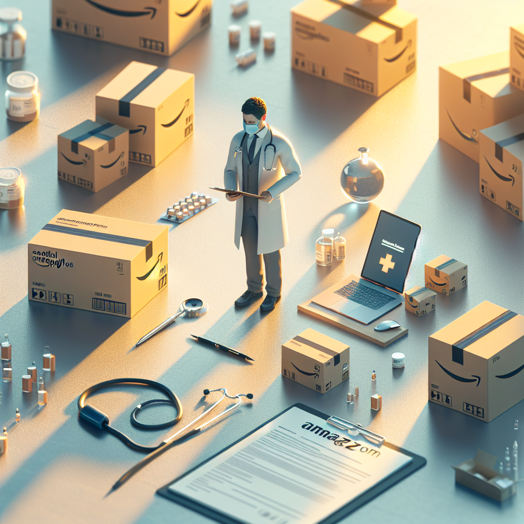 Vende Suministros Médicos en Amazon: Desafíos y Estrategias Clave - Marketplace Insights - Imagen generada por IA