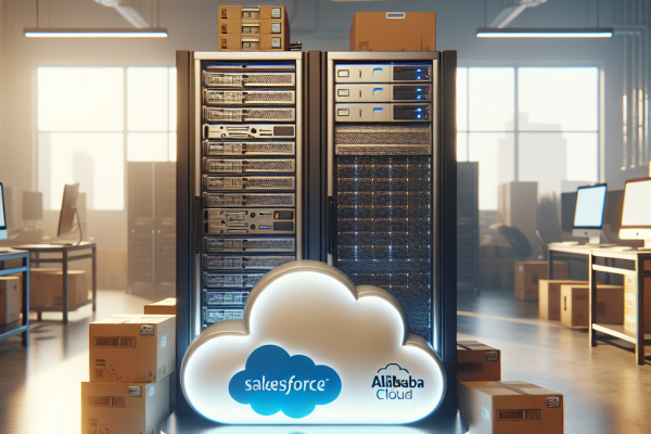 "Conviértete en una Empresa Agente: Salesforce en Alibaba Cloud" - Marketplace Insights - Imagen generada por IA