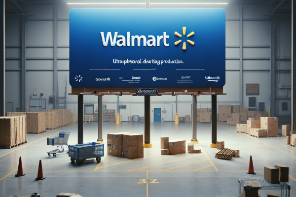 Crecimiento de la Publicidad de Walmart: Seis Veces Más Rápido Que Ventas - Marketplace Insights - Imagen generada por IA
