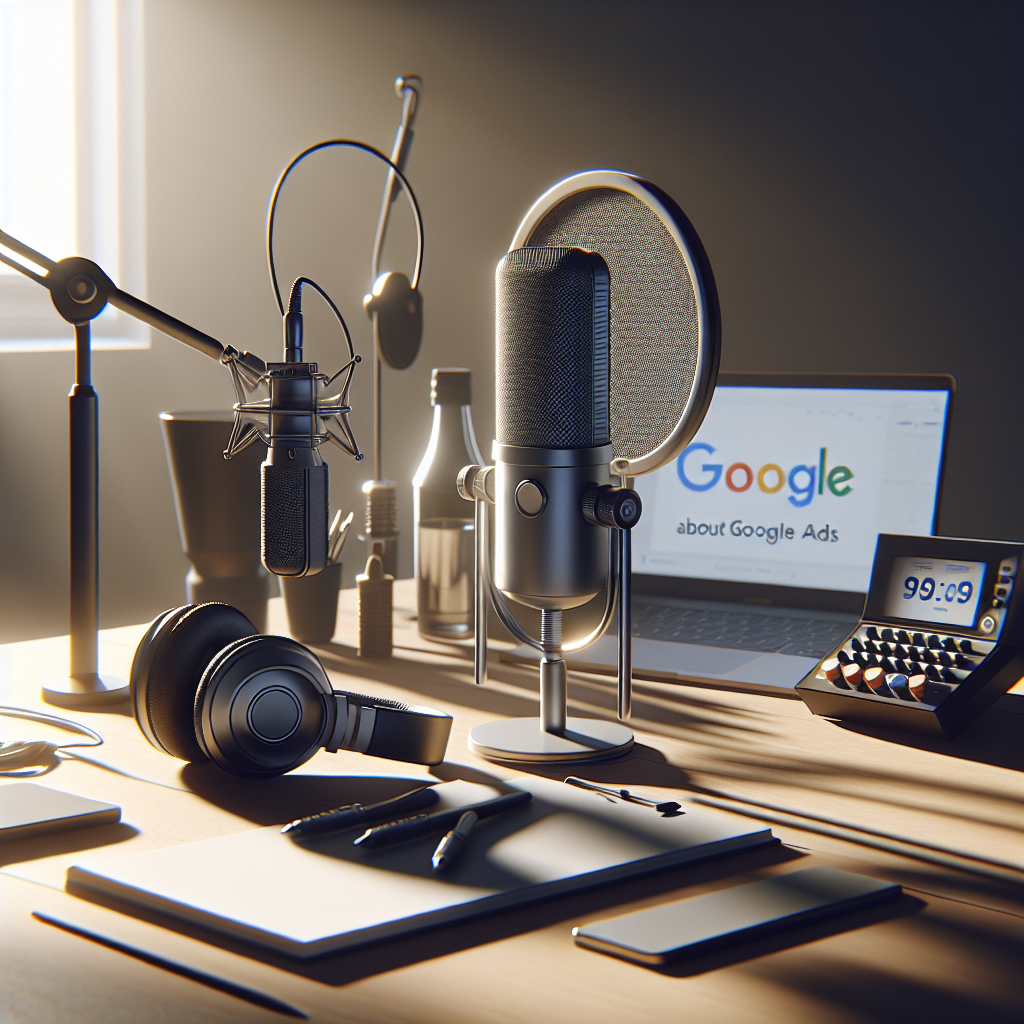 Lanzamos el Podcast Ads Decoded para Conectar con Anunciantes de Google - Marketplace Insights - Imagen generada por IA
