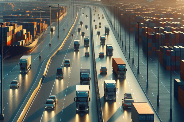 Alerta Por Borrasca Kristin: Impacto en el Transporte de Mercancías - Marketplace Insights - Imagen generada por IA