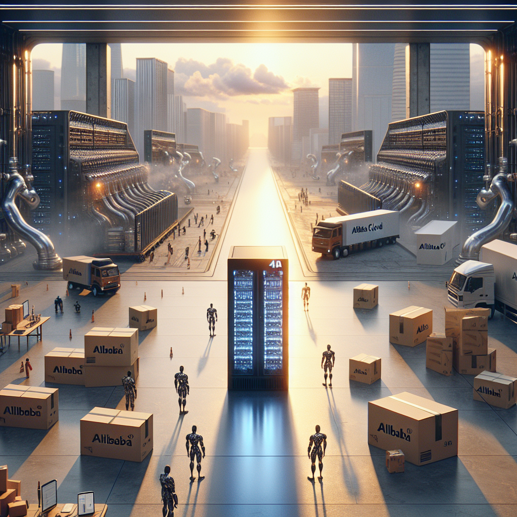 Momentum de Alibaba Cloud: Liderando el Nuevo Paradigma de la IA - Marketplace Insights - Imagen generada por IA
