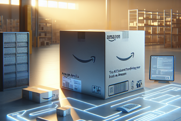 Amazon Amelia: El Asistente AI Que Transforma Tu Negocio en Amazon - Marketplace Insights - Imagen generada por IA