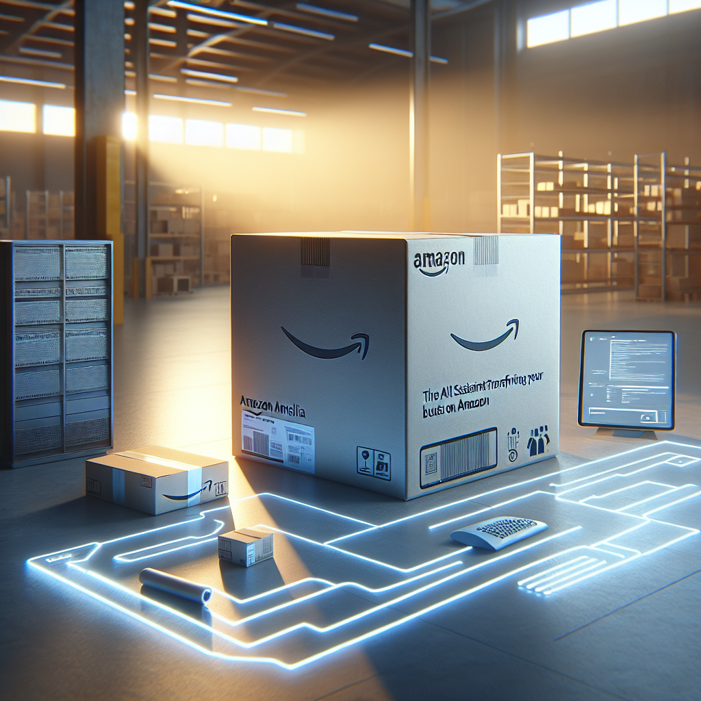 Amazon Amelia: El Asistente AI Que Transforma Tu Negocio en Amazon - Marketplace Insights - Imagen generada por IA