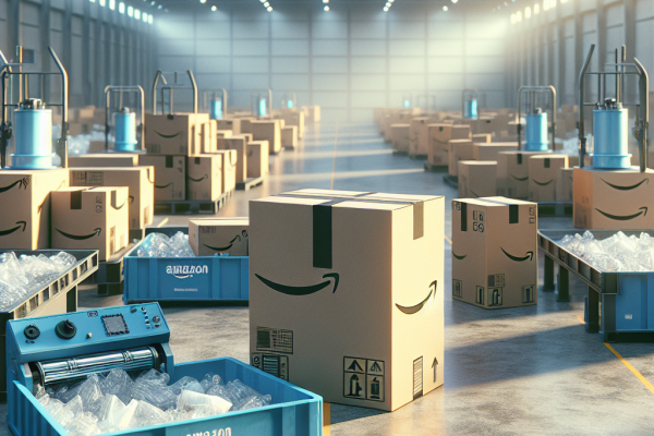Cómo Amazon Reduce el Embalaje y Facilita Su Reciclaje - Marketplace Insights - Imagen generada por IA