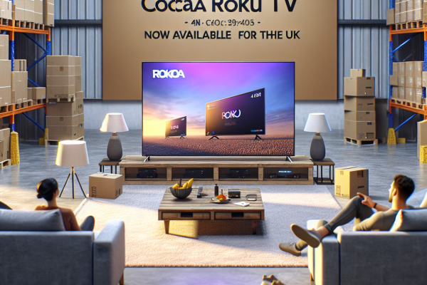 Lanzamiento Exclusivo de Coocaa Roku TV en Joybuy para el Reino Unido - Marketplace Insights - Imagen generada por IA