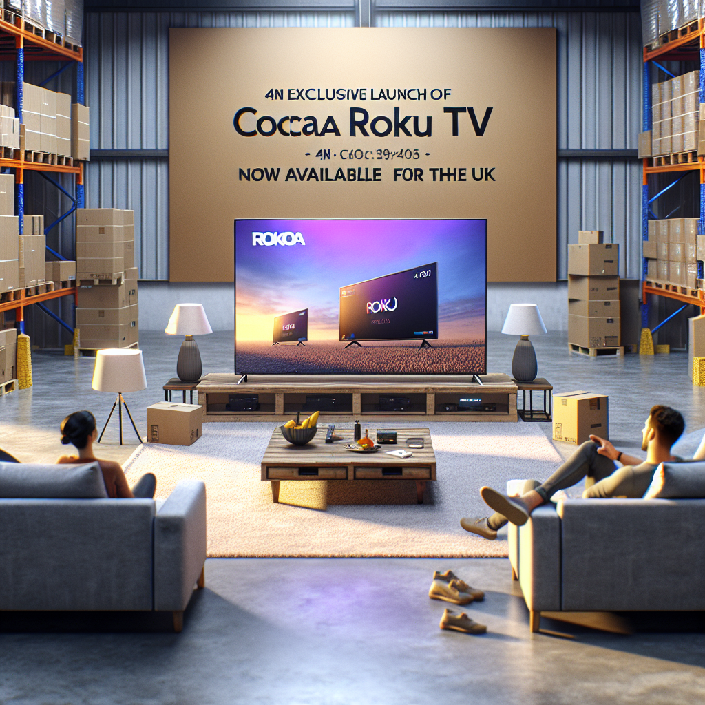 Lanzamiento Exclusivo de Coocaa Roku TV en Joybuy para el Reino Unido - Marketplace Insights - Imagen generada por IA