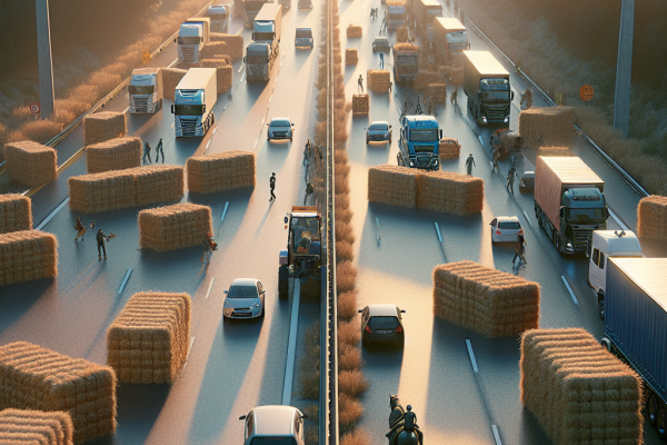 Actualización de Cortes de Carretera por Movilizaciones en Cataluña - Marketplace Insights - Imagen generada por IA