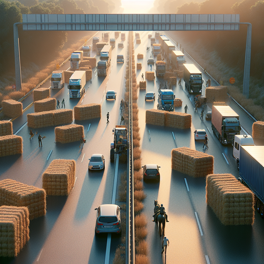 Actualización de Cortes de Carretera por Movilizaciones en Cataluña - Marketplace Insights - Imagen generada por IA