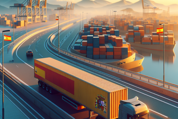 España Establece Nuevo Récord de Transacciones de M&A en Logística - Marketplace Insights - Imagen generada por IA