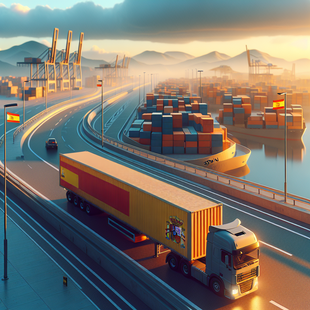 España Establece Nuevo Récord de Transacciones de M&A en Logística - Marketplace Insights - Imagen generada por IA