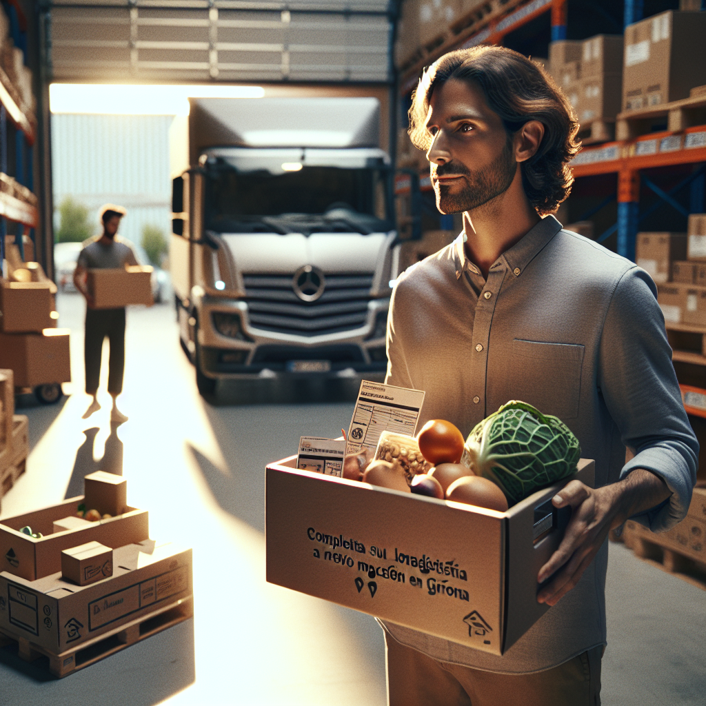 Food for Joe Completa Su Logística con Nuevo Almacén en Girona - Marketplace Insights - Imagen generada por IA