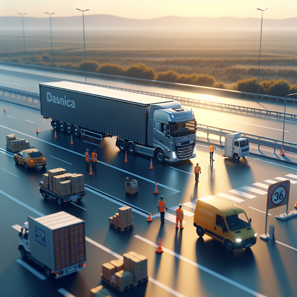 Restricciones de circulación de camiones en Galicia por DGT - Marketplace Insights - Imagen generada por IA