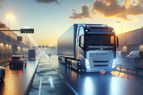 Luis Simões Incorpora Su Primer Camión Eléctrico para Transporte Sostenible - Marketplace Insights - Imagen generada por IA