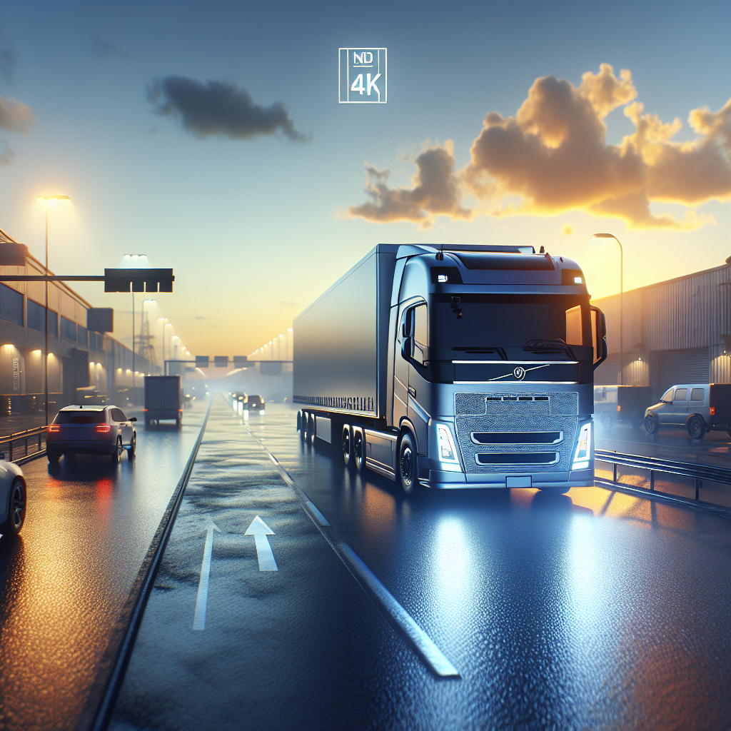 Luis Simões Incorpora Su Primer Camión Eléctrico para Transporte Sostenible - Marketplace Insights - Imagen generada por IA