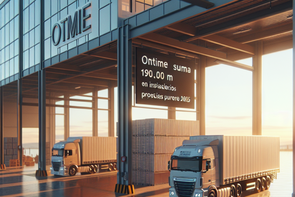 Ontime Suma 190.000 m2 en Instalaciones Propias Durante 2025 - Marketplace Insights - Imagen generada por IA