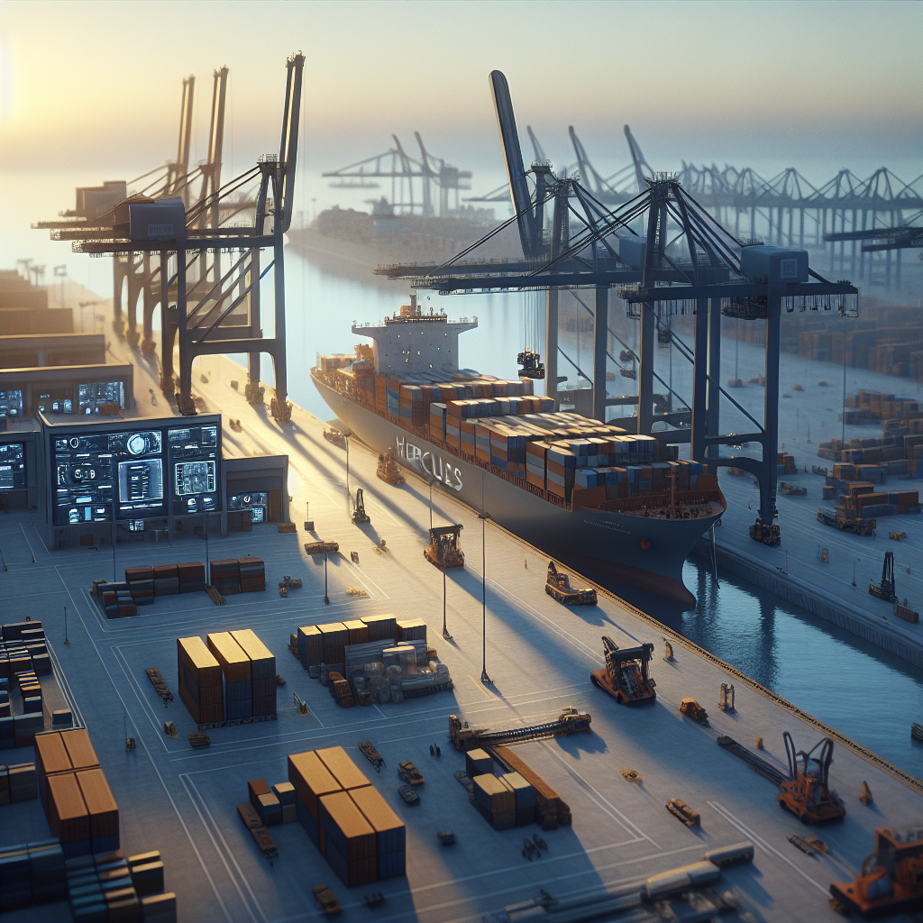 El Proyecto Hércules Optimiza Infraestructuras en el Puerto de Algeciras - Marketplace Insights - Imagen generada por IA