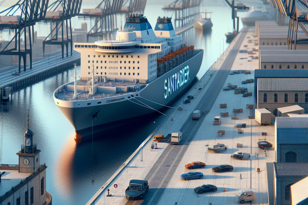 El Puerto de Santander Avanza en Urbanización con 4,7 Millones de Euros - Marketplace Insights - Imagen generada por IA