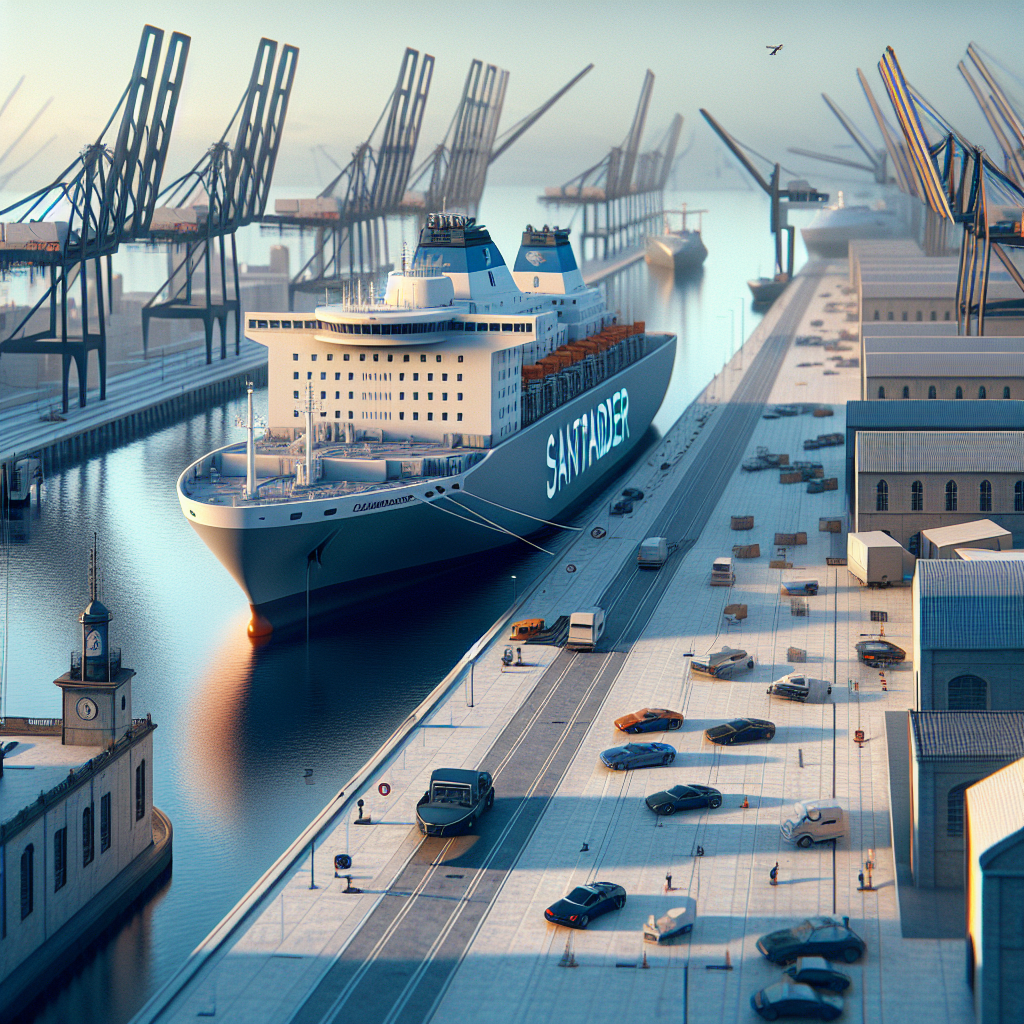 El Puerto de Santander Avanza en Urbanización con 4,7 Millones de Euros - Marketplace Insights - Imagen generada por IA