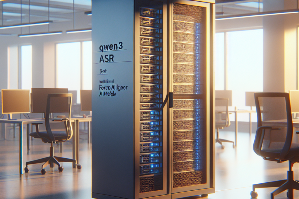 Qwen3-ASR y Qwen3-ForcedAligner: Modelos de IA Multilingües Open Source - Marketplace Insights - Imagen generada por IA