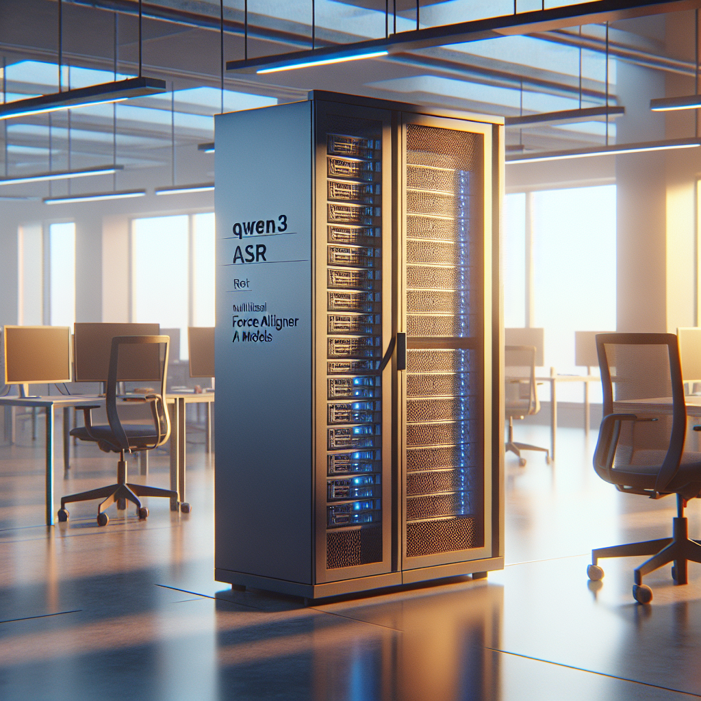 Qwen3-ASR y Qwen3-ForcedAligner: Modelos de IA Multilingües Open Source - Marketplace Insights - Imagen generada por IA