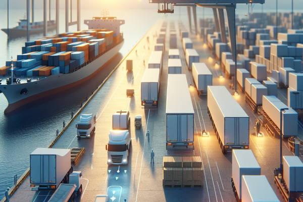 El Sector Logístico Focaliza Su Atención en Alimentación y Distribución - Marketplace Insights - Imagen generada por IA