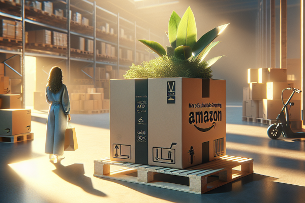 Seis Opciones Para Una Compra Más Sostenible en Amazon - Marketplace Insights - Imagen generada por IA