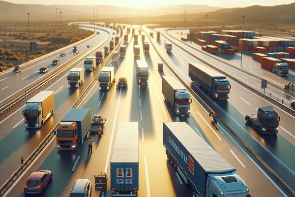 Transportistas Catalanes Denuncian Cortes Indefinidos en Carretera - Marketplace Insights - Imagen generada por IA