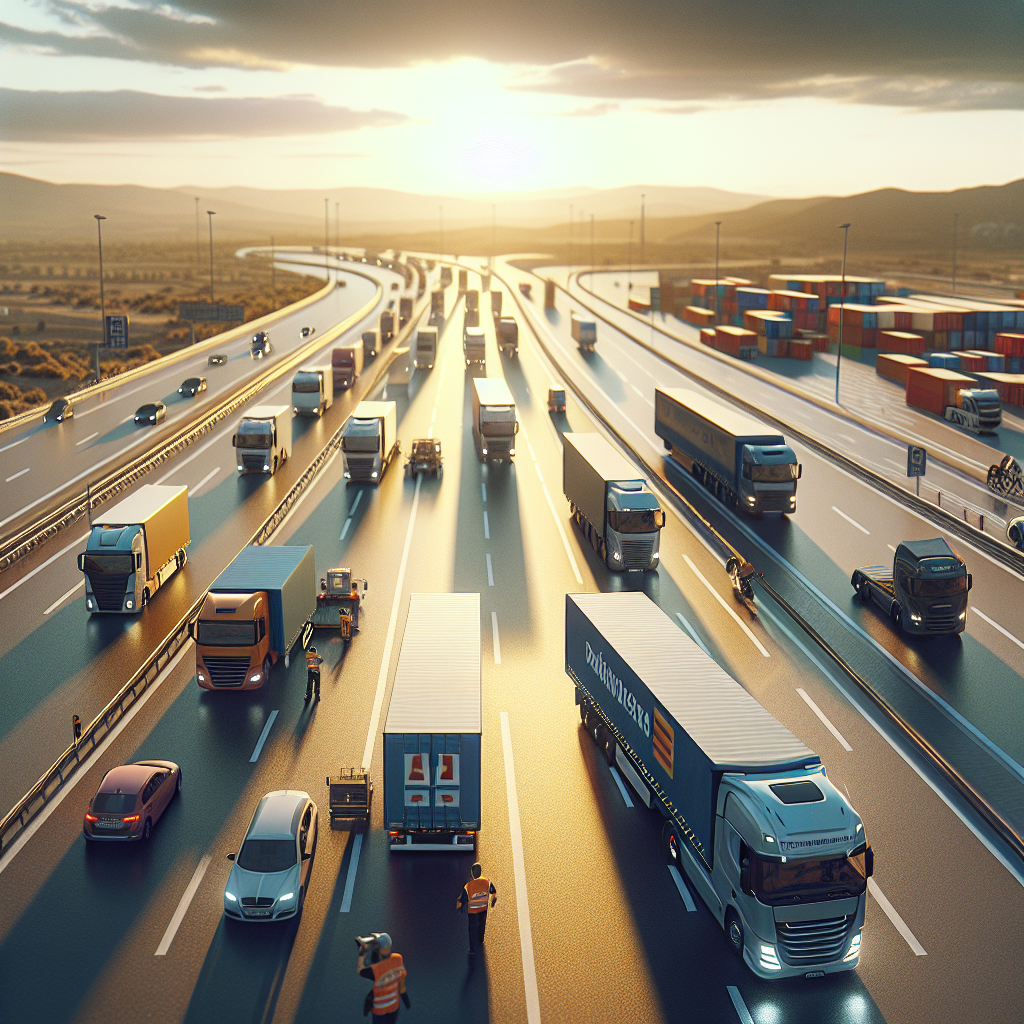Transportistas Catalanes Denuncian Cortes Indefinidos en Carretera - Marketplace Insights - Imagen generada por IA