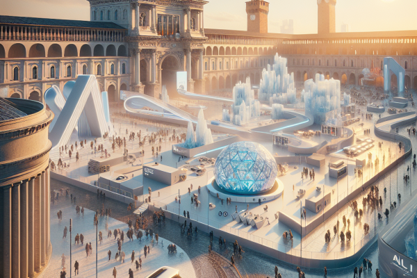 Alibaba Presenta “Wonder on Ice,” Una Experiencia AI en el Castillo Sforza de Milán - Marketplace Insights - Imagen generada por IA