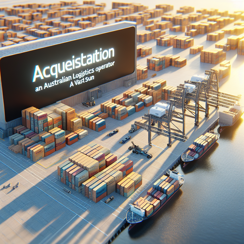 Amancio Ortega Compra Operador Logístico Qube en Australia por 7.000 Millones - Marketplace Insights - Imagen generada por IA