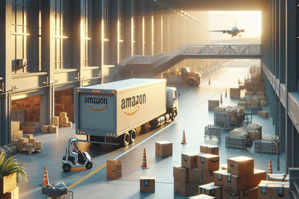Amazon Aumenta Entregas Rápidas: 30% Más Ítems en 2025 - Marketplace Insights - Imagen generada por IA
