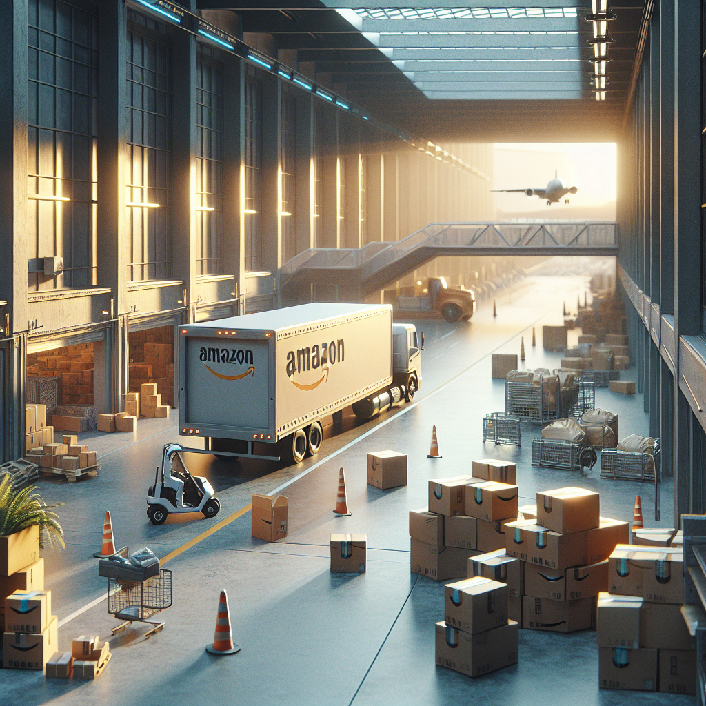 Amazon Aumenta Entregas Rápidas: 30% Más Ítems en 2025 - Marketplace Insights - Imagen generada por IA