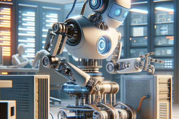 Implementación de un Chatbot con Reescritura Automática de Razonamiento - Marketplace Insights - Imagen generada por IA