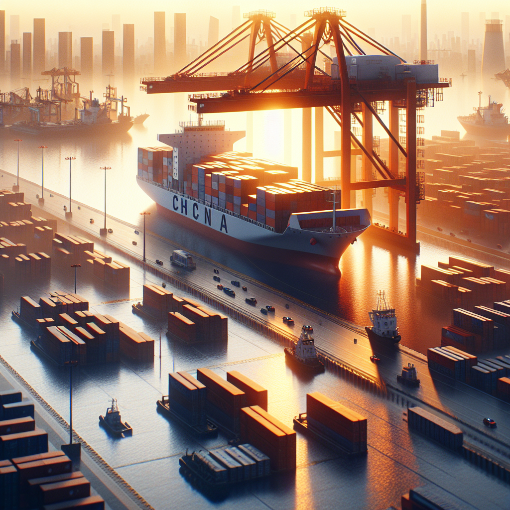 China Responde a Tarifa del 10% Impuesta por EE.UU. en Importaciones Globales - Marketplace Insights - Imagen generada por IA