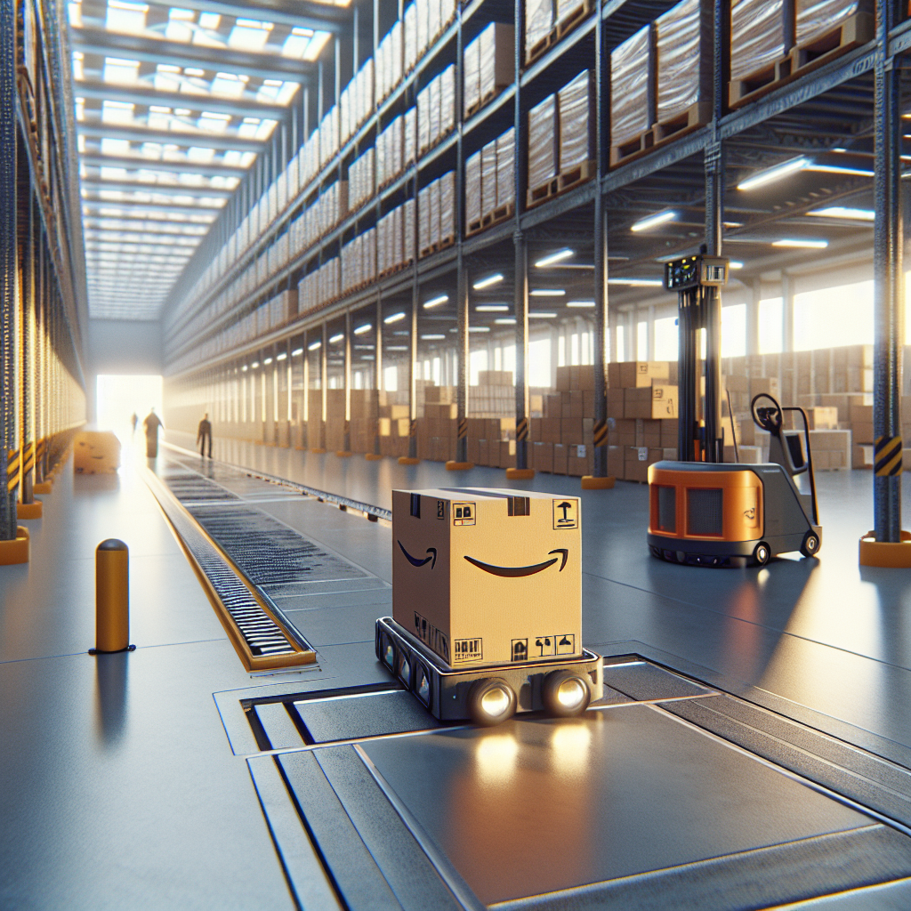 Cómo Amazon Innova En Sus Centros Logísticos De Cataluña: Tecnología Y Sostenibilidad - Marketplace Insights - Imagen generada por IA