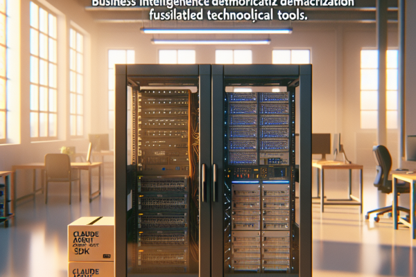 Democratización de la Inteligencia Empresarial con Claude Agent SDK - Marketplace Insights - Imagen generada por IA