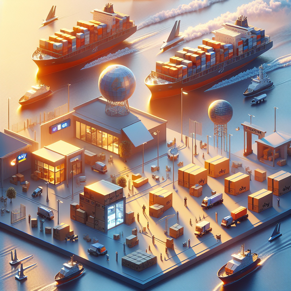 EBay Modifica Reglas de Prepago de Derechos Tras Cambio de Aranceles USA - Marketplace Insights - Imagen generada por IA