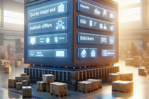 Importa y Publica Ofertas Rápidamente con Nuestra Nueva Herramienta - Marketplace Insights - Imagen generada por IA
