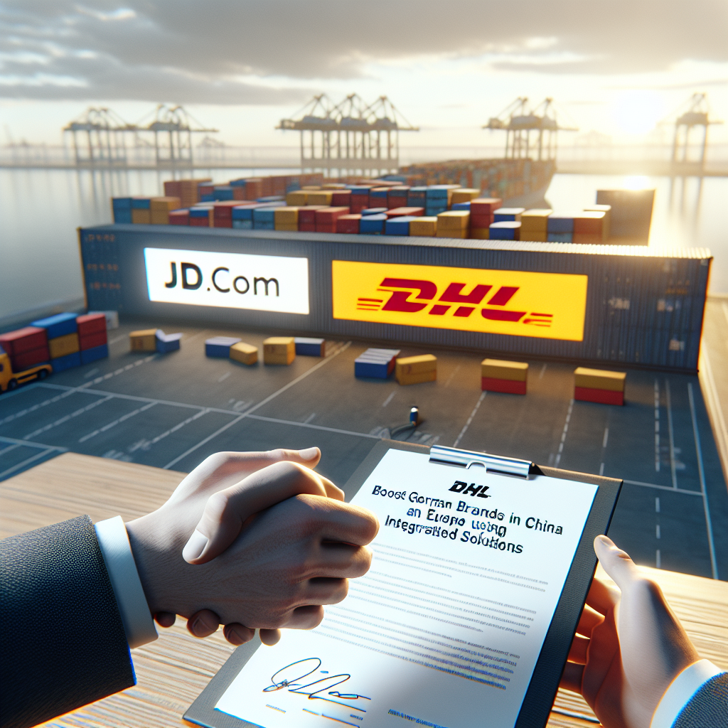 JD.com y DHL Firman Acuerdo para Impulsar Marcas Alemanas en China - Marketplace Insights - Imagen generada por IA