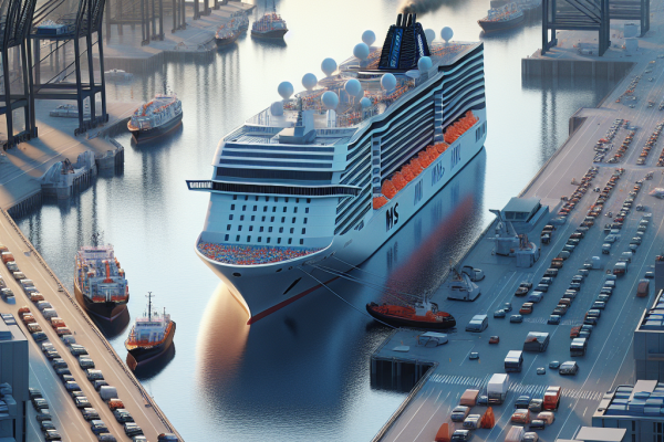MSC Amplía Su Ruta Transatlántica con Nueva Escala en Bilbao - Marketplace Insights - Imagen generada por IA